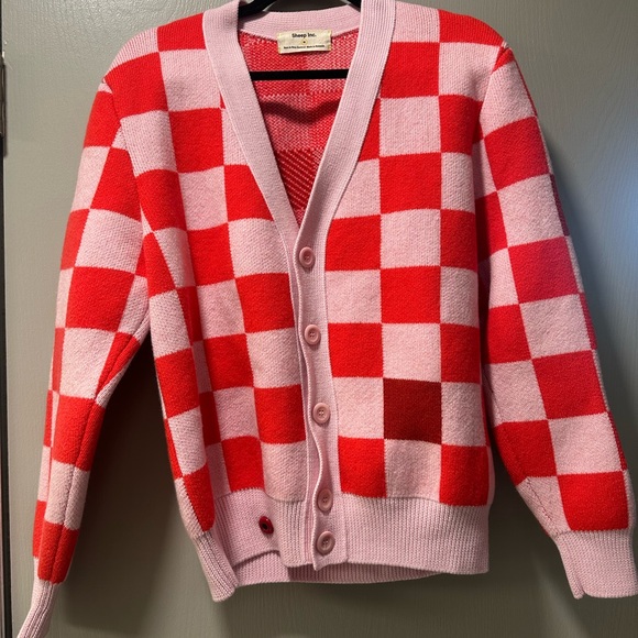 The Checkmate Cardigan- sheep inc - Picture 3 of 8